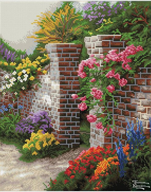 Diamond Dotz Thomas Kinkade The Rose Garden